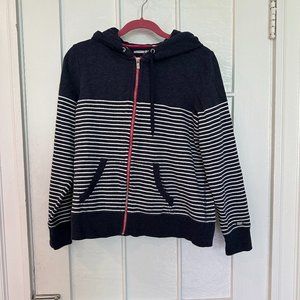 Tommy Hilfiger Sport Zip-up Hoodie - Navy & White - L